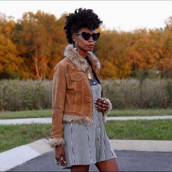 COPY - Penny Lane Coat, Vintage, Shearling Studded - Picture 6 of 9